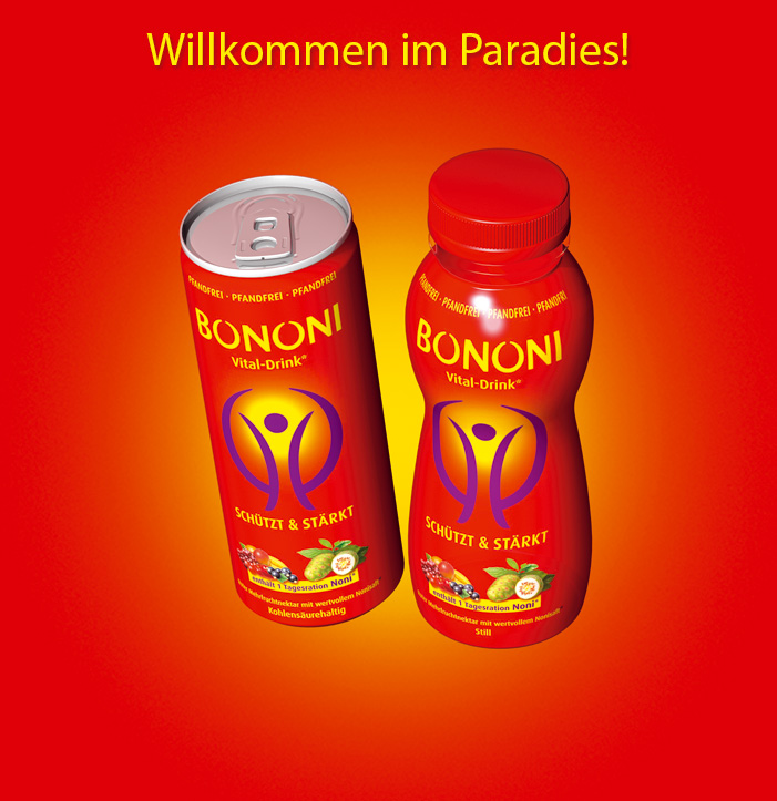 Bononi Flasche und Dose - Der Zaubertrank der Sdsee